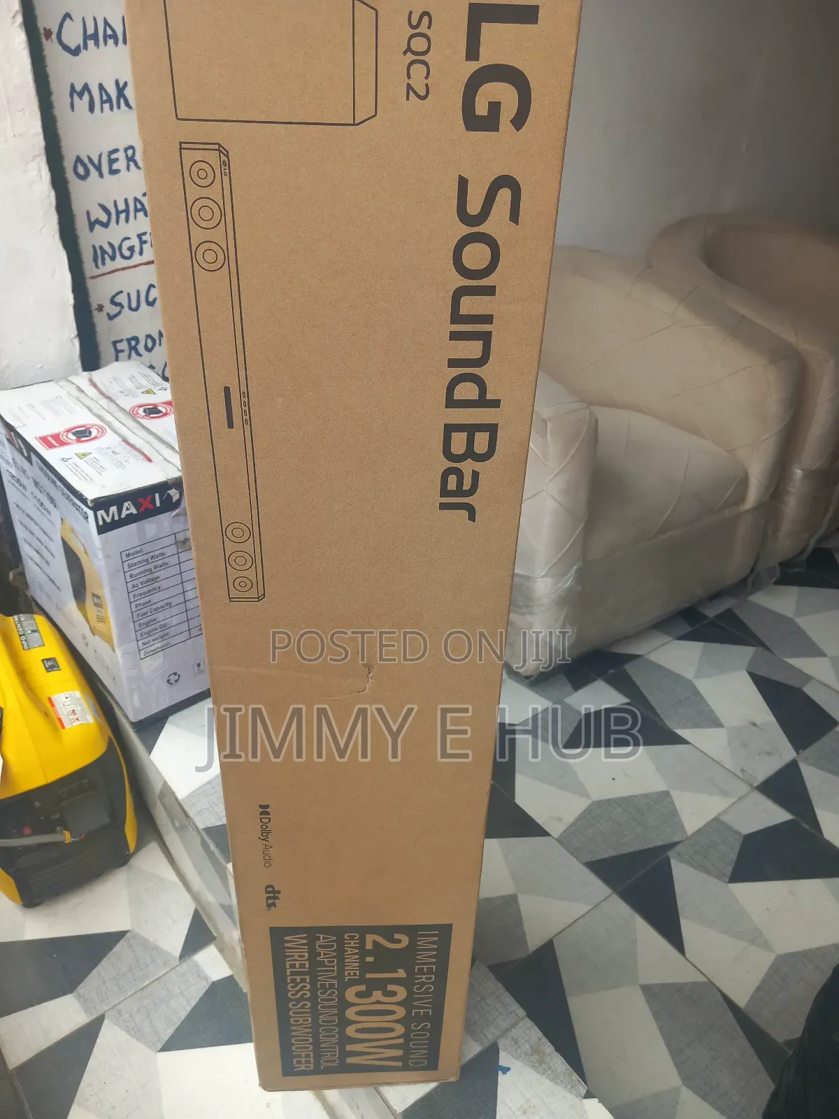 Lg Sqc2 2.1ch 300w Soundbar With Subwoofer