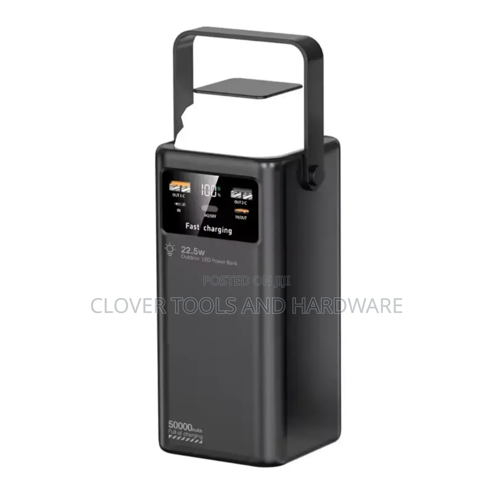 Clover 22.5w Out2c Outdoor Led Power Bank 50,000mah