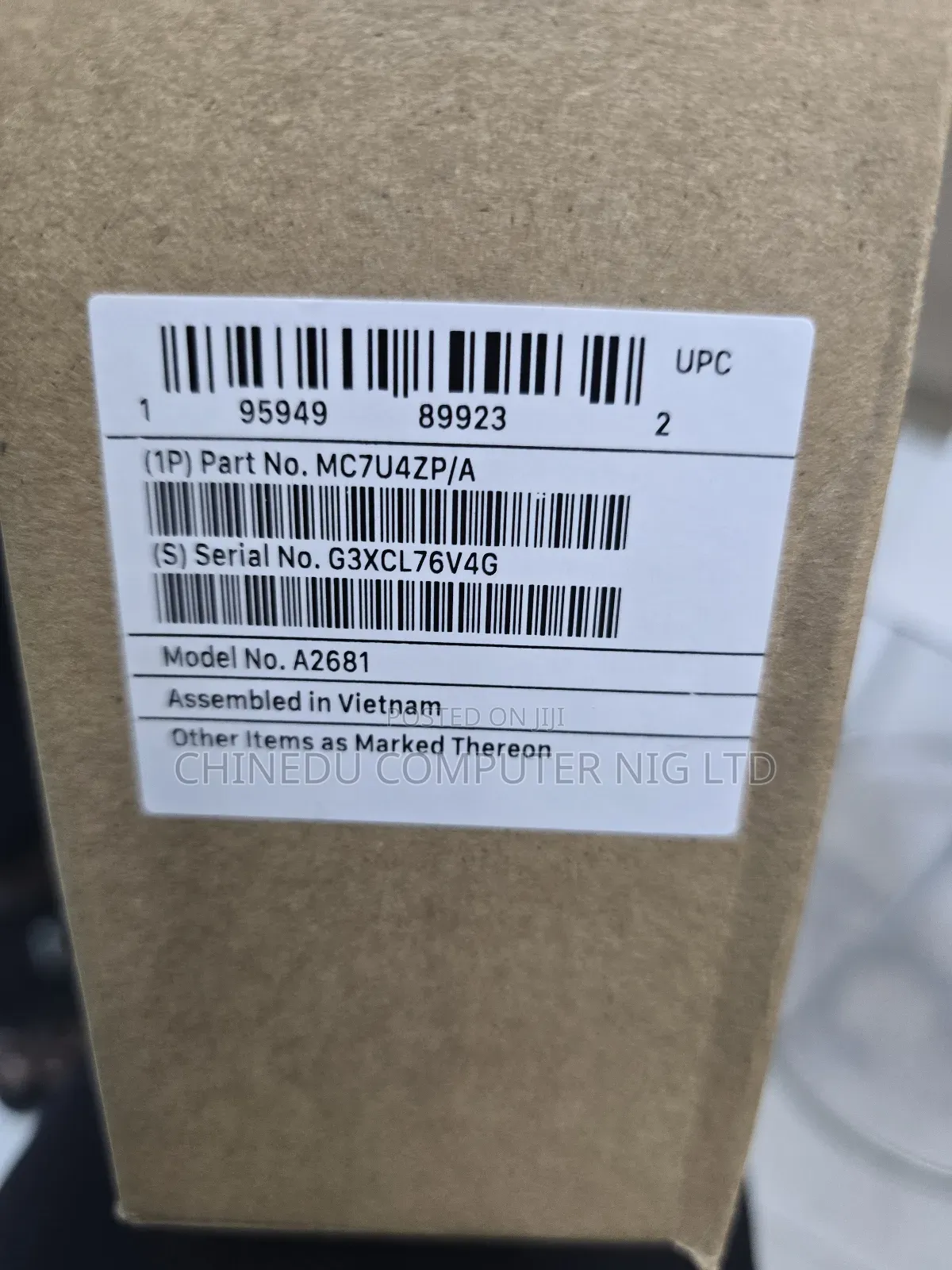 New Laptop Apple MacBook Air 16GB Apple M2 SSD 256GB