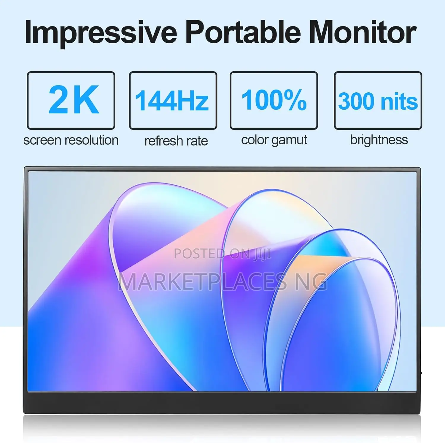 16" 144hz Portable Monitor for Laptop Gaming