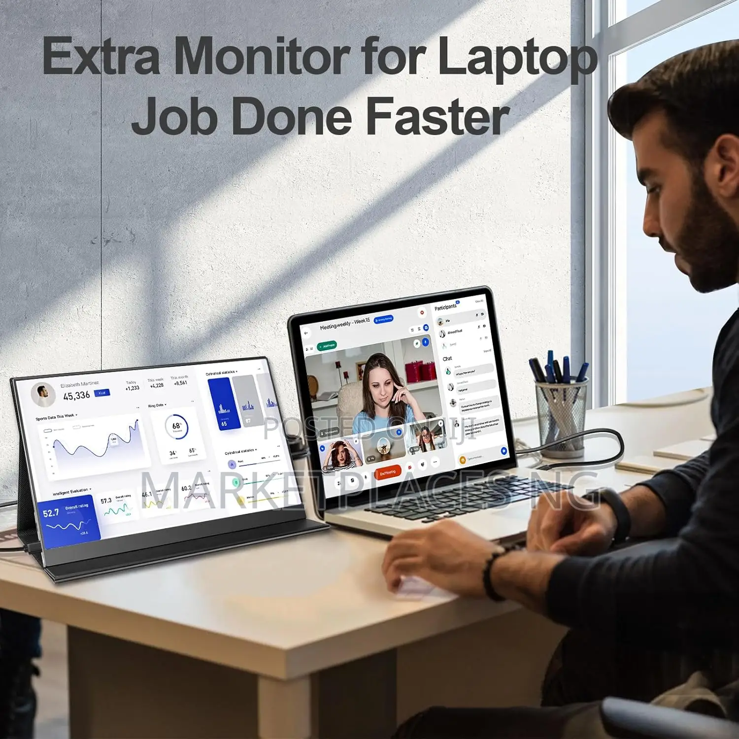 16" 144hz Portable Monitor for Laptop Gaming