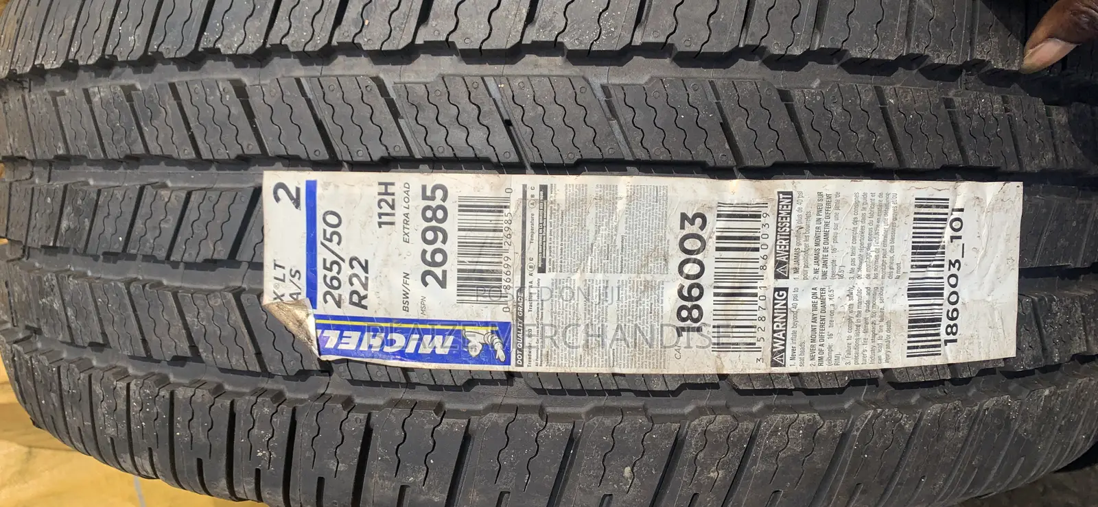 265/50r22 Michelin Tyre