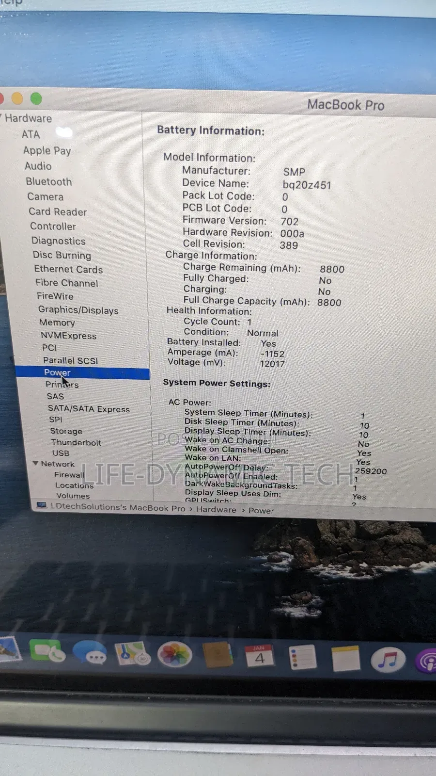 Laptop Apple MacBook Pro 2014 16GB Intel Core i7 SSD 256GB