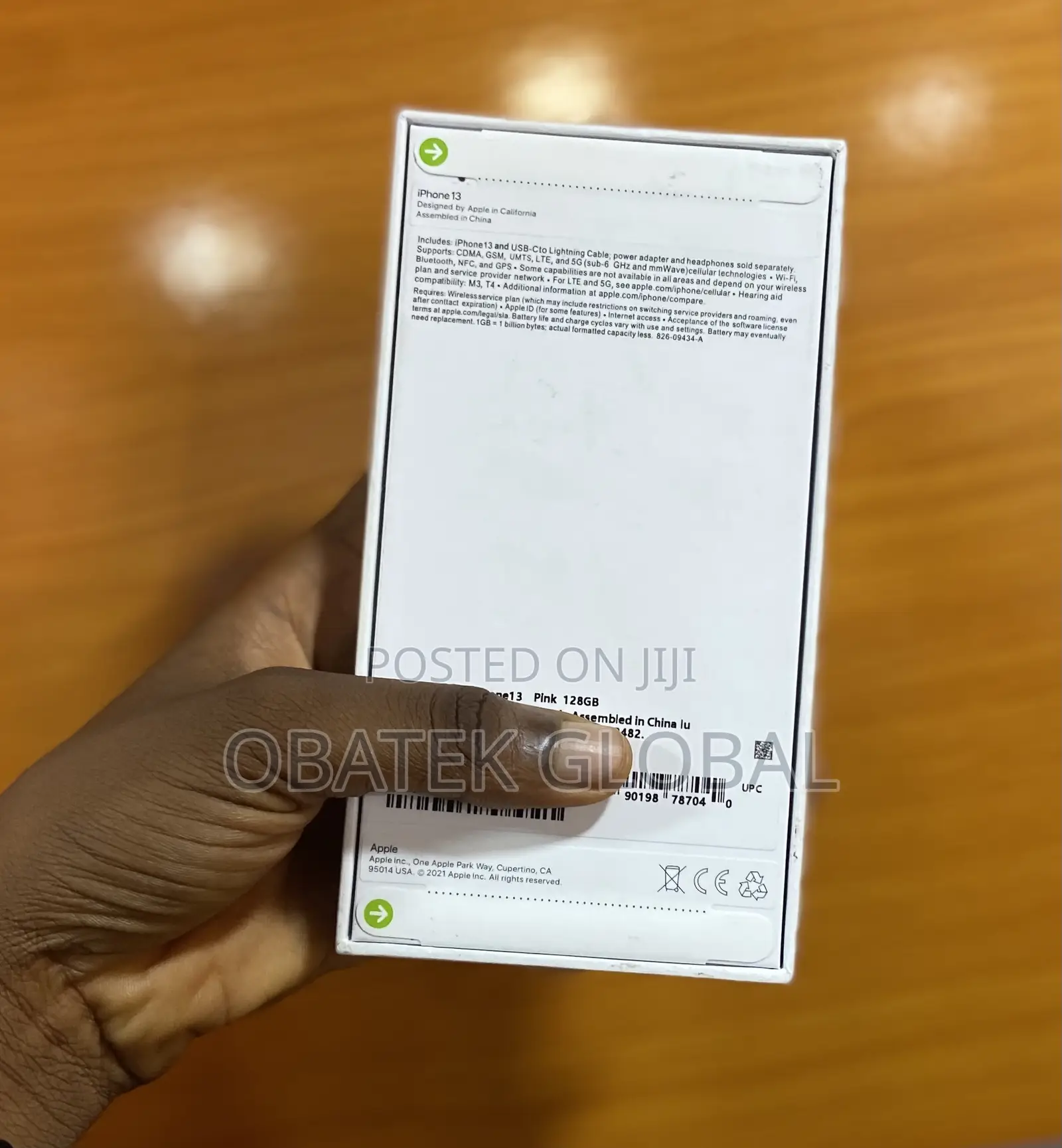 New Apple iPhone 13 128 GB Pink