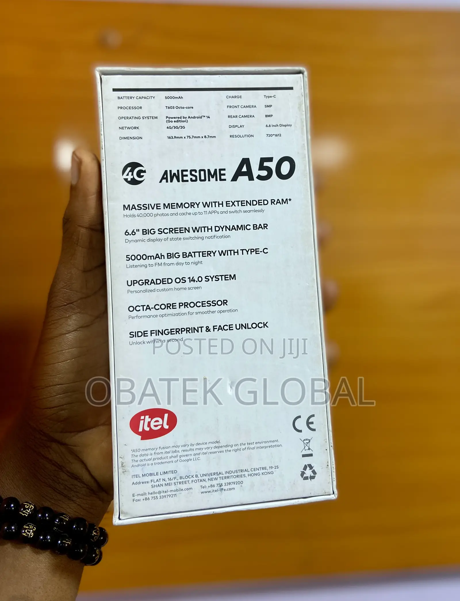 New Itel A50 128 GB Green