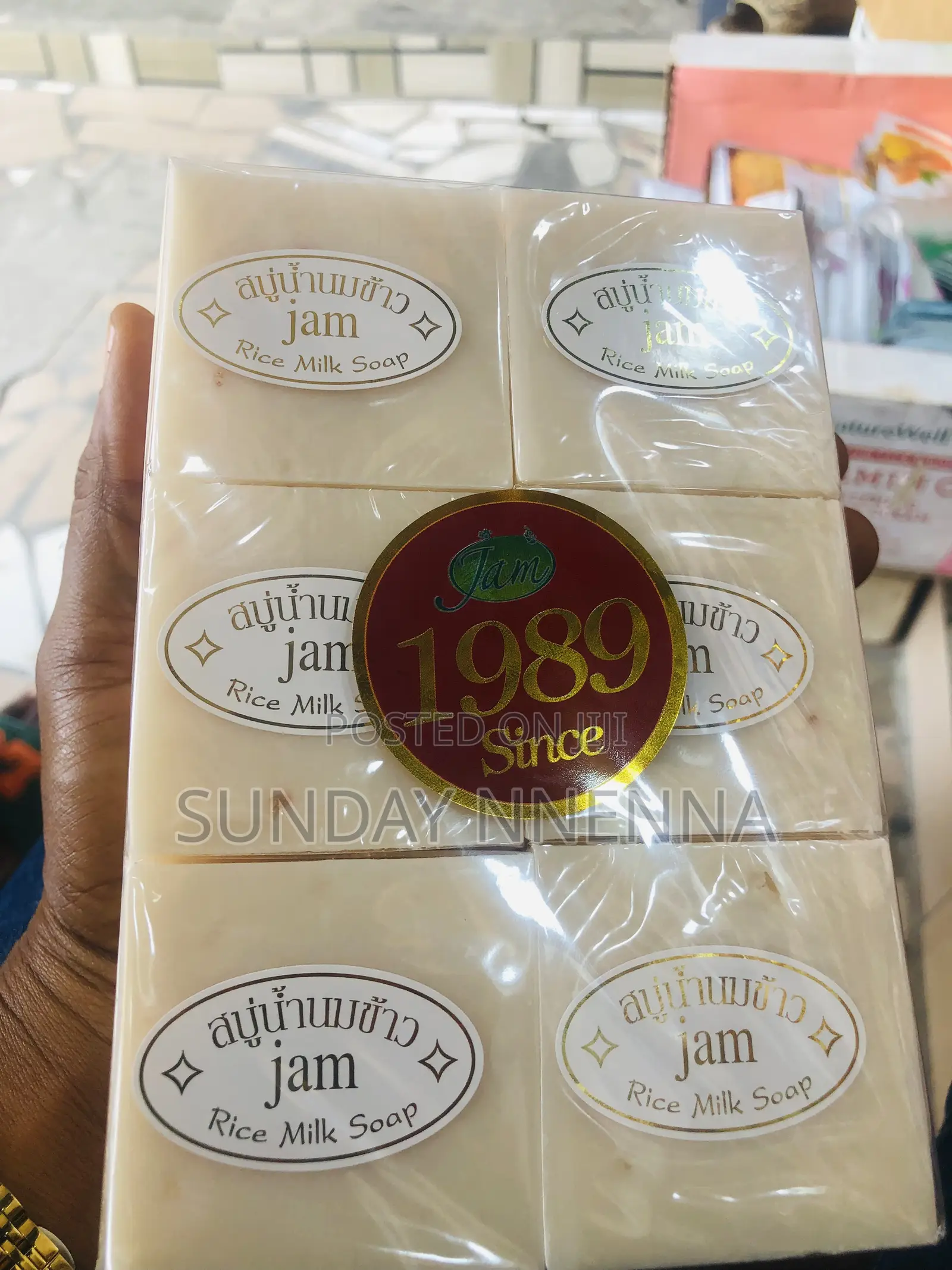 Jam Soap Rice Milk Soap Gluta+Collagen