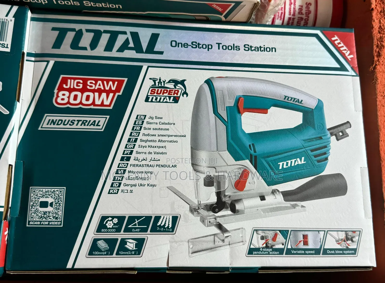 Total Core Electric Jig Saw - 800w