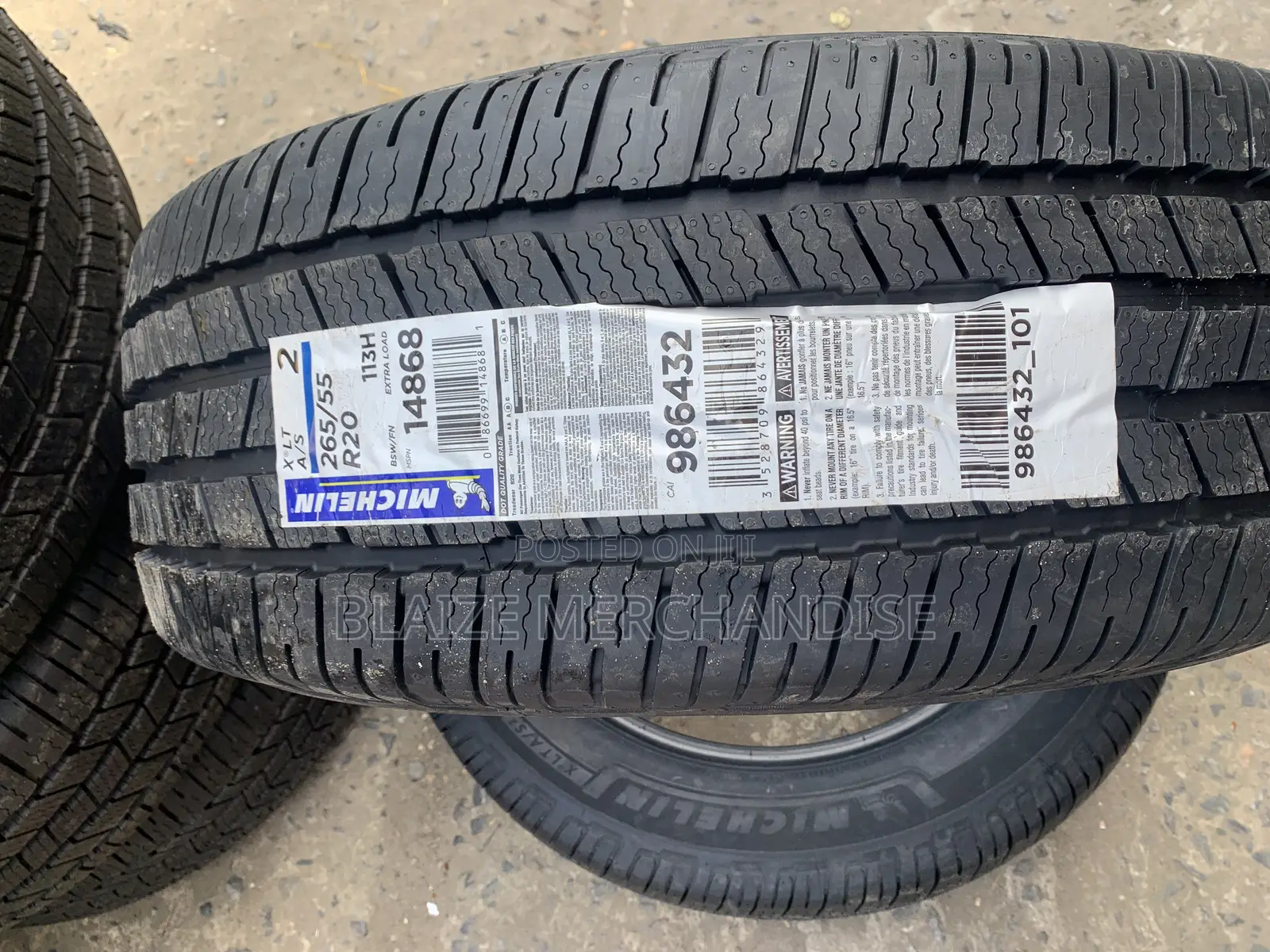 265/55r20 Michelin Tyre