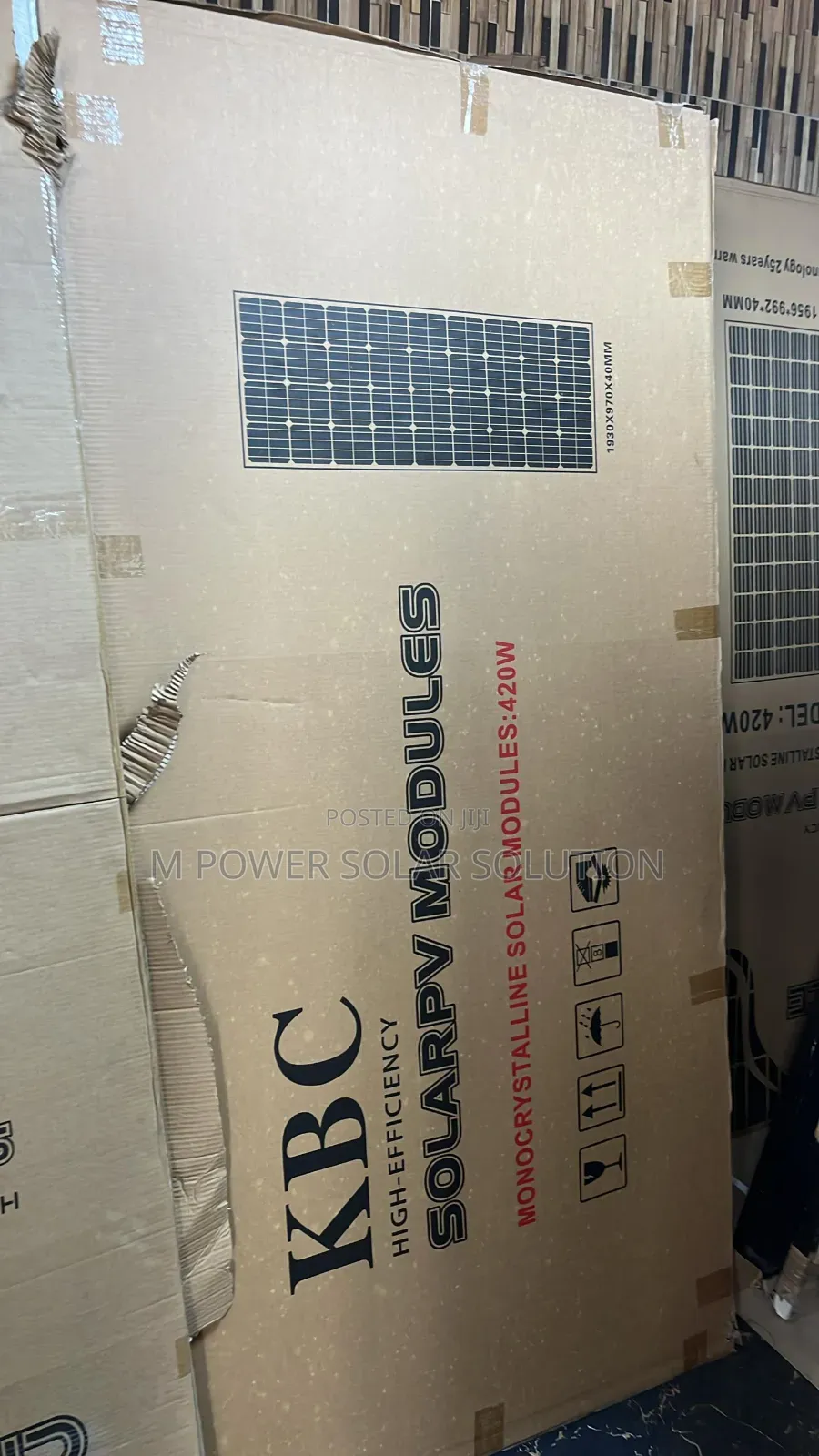 420w KBC Mono Brand New Solar Panels