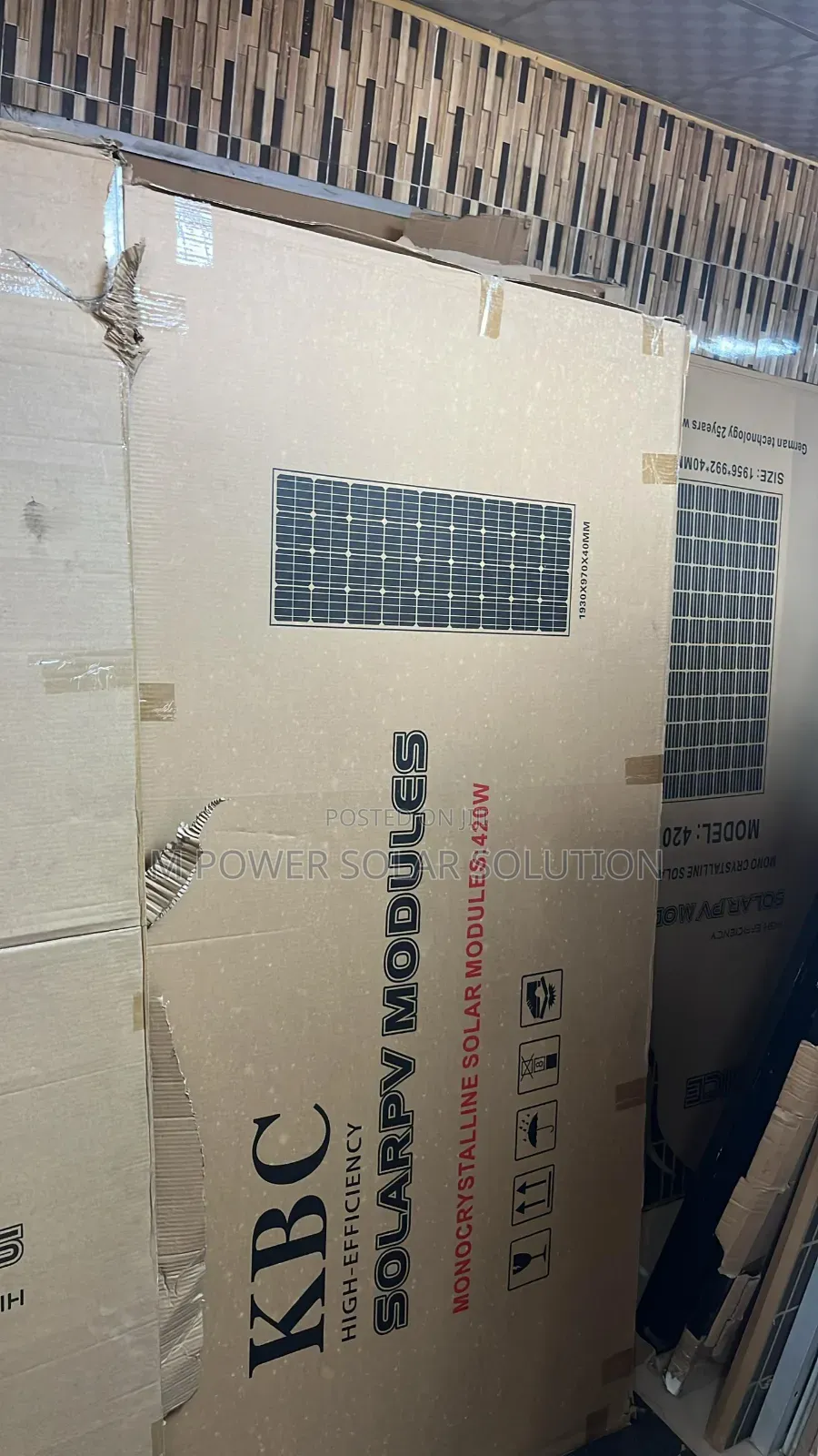 420w KBC Mono Brand New Solar Panels