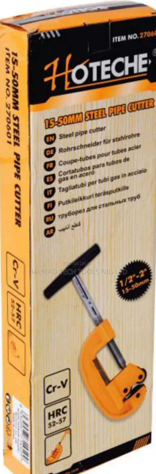 15-50mm (1/2"-2") Steel Pipe Cutter