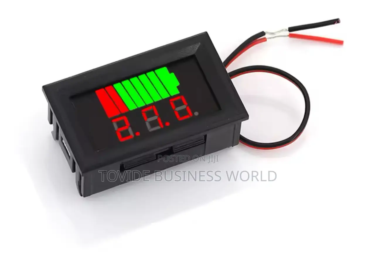 Digital Voltmeter With Battery Bar Voltage Meter 12v to 72v