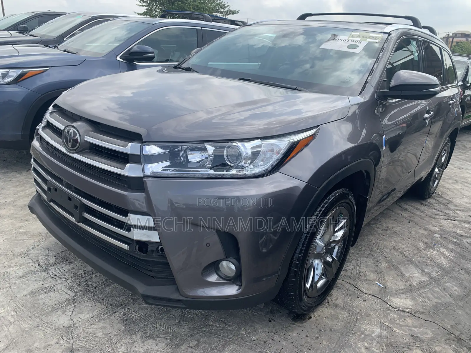 Toyota Highlander Limited Platinum 4x4 V6 (3.5L 6cyl 8A) 2018 Gray