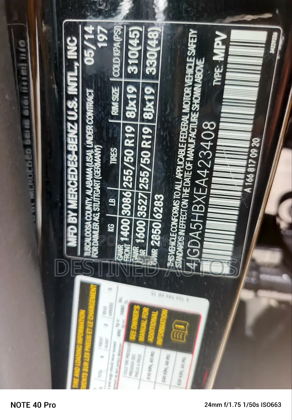 Mercedes-Benz M Class 2014 Black