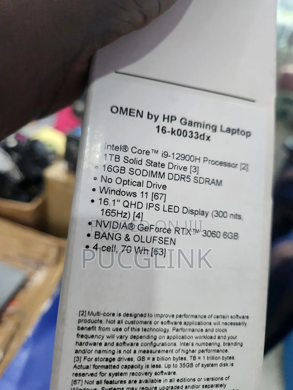 Laptop HP Omen 16 16GB Intel Core I9 SSD 1T