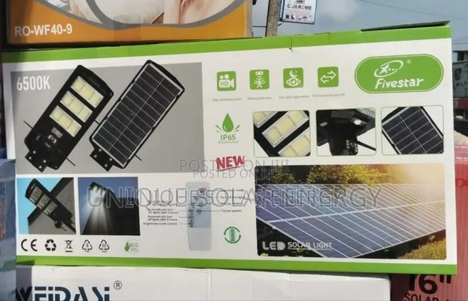 Fivestar 450w 2in1 Solar Camera+Lightening