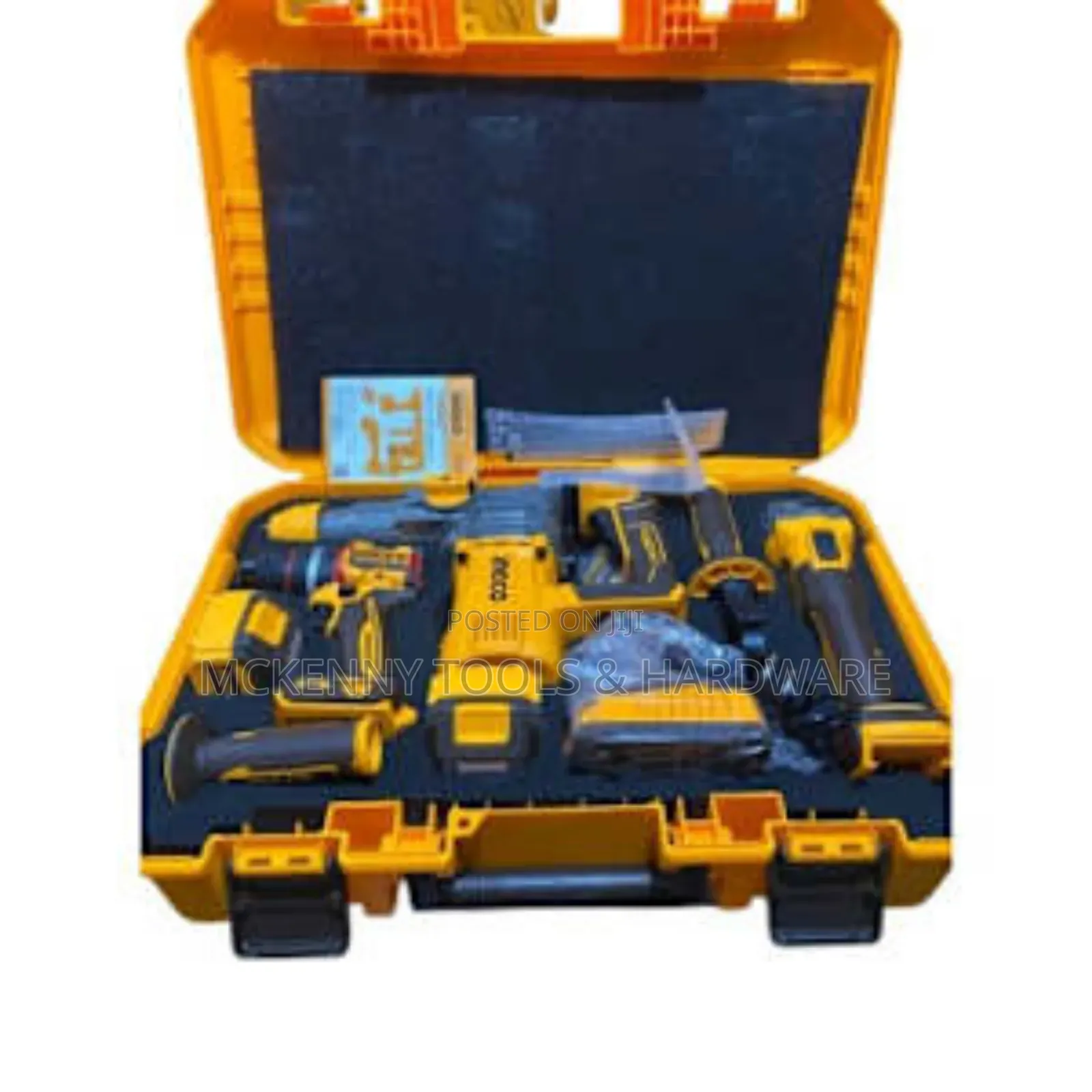 Total Ingco Industrial 3 in 1 Cordless Combo Set 20v 5.0ah