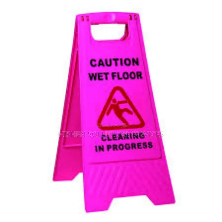 Awareness Wet Floor Caution