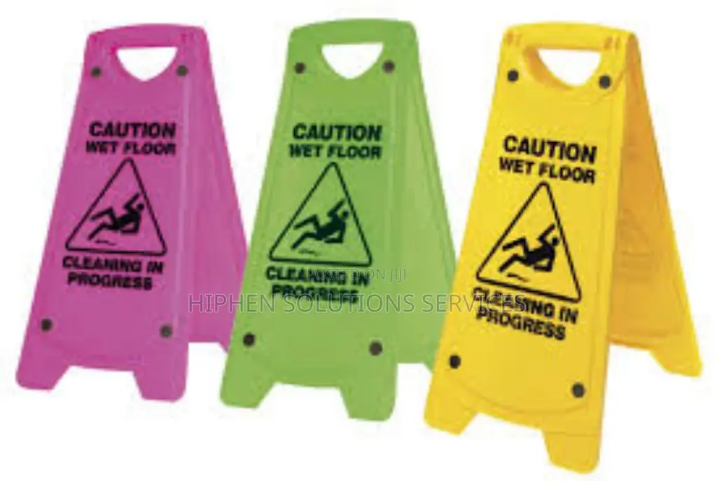 Caution Wet Floor Logo