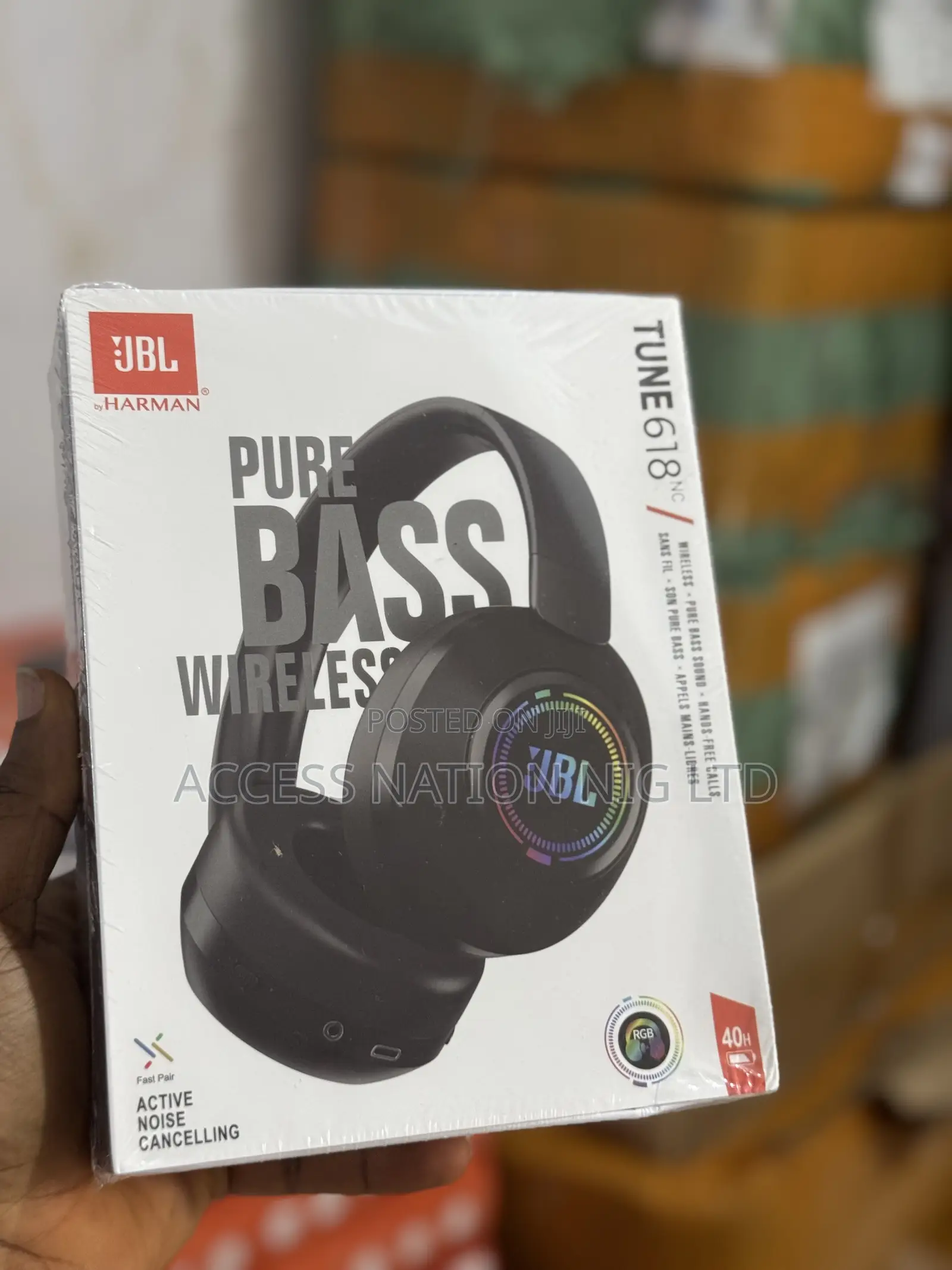 Jbl Tune 618nc Wireless Headset Pure Base Sounds