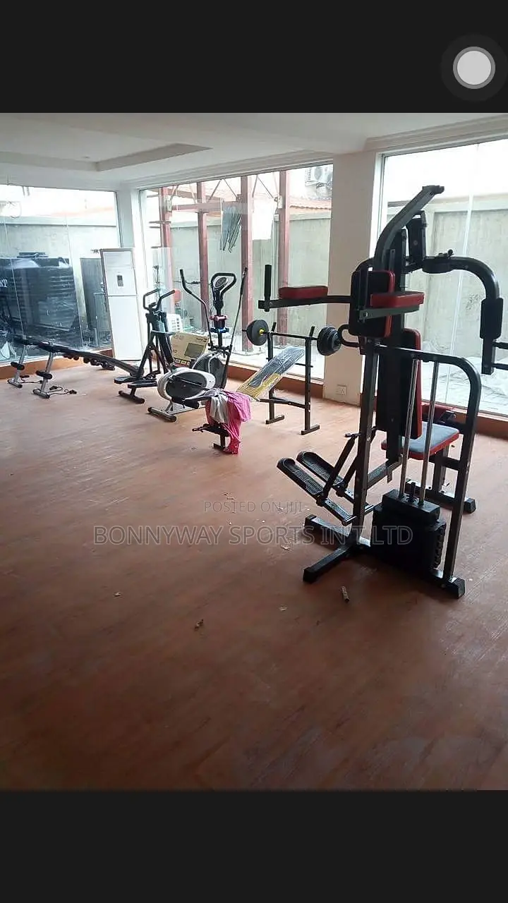 3 Station Home Gym With Stepping Machine