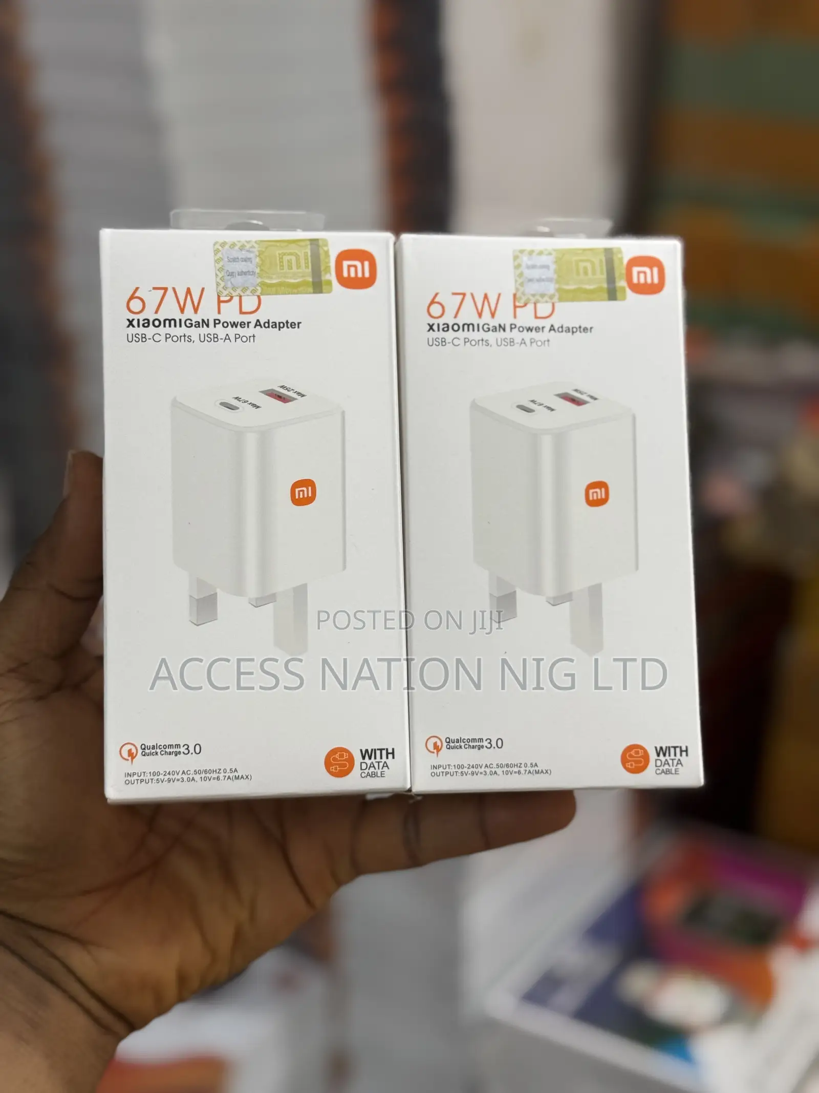 Original Xiaomi 67w Charger Turbo Fast Charge Usb C , Usb A