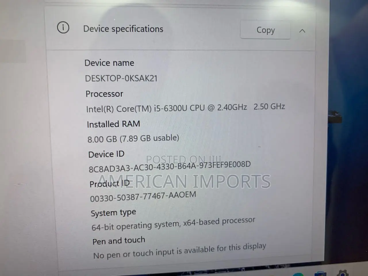 Laptop Dell Latitude E7470 8GB Intel Core I5 SSD 256GB