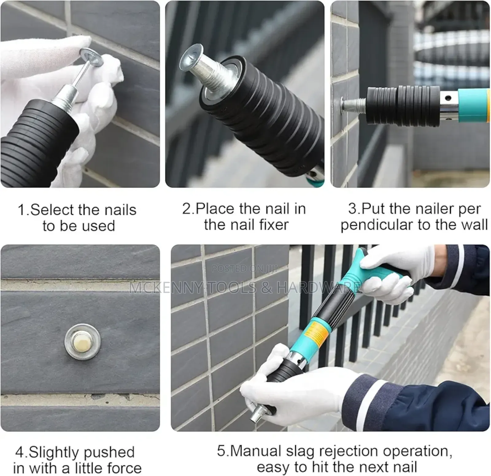 Wworking Gun With 110 Pieces Round Nail Gun