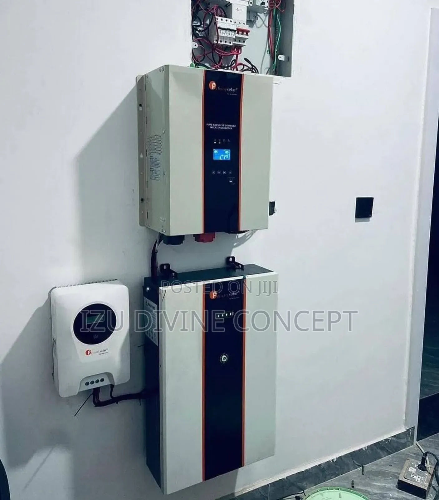 7.5kva Felicity Setup/ 10kwh Lithium Battery/ 10pcs-550watts