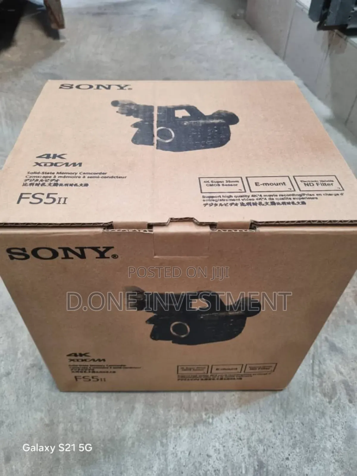 Sony PXW-Fs5 Mark Ii Super 35mm Cmos Camera With Ef 18-105mm Lens