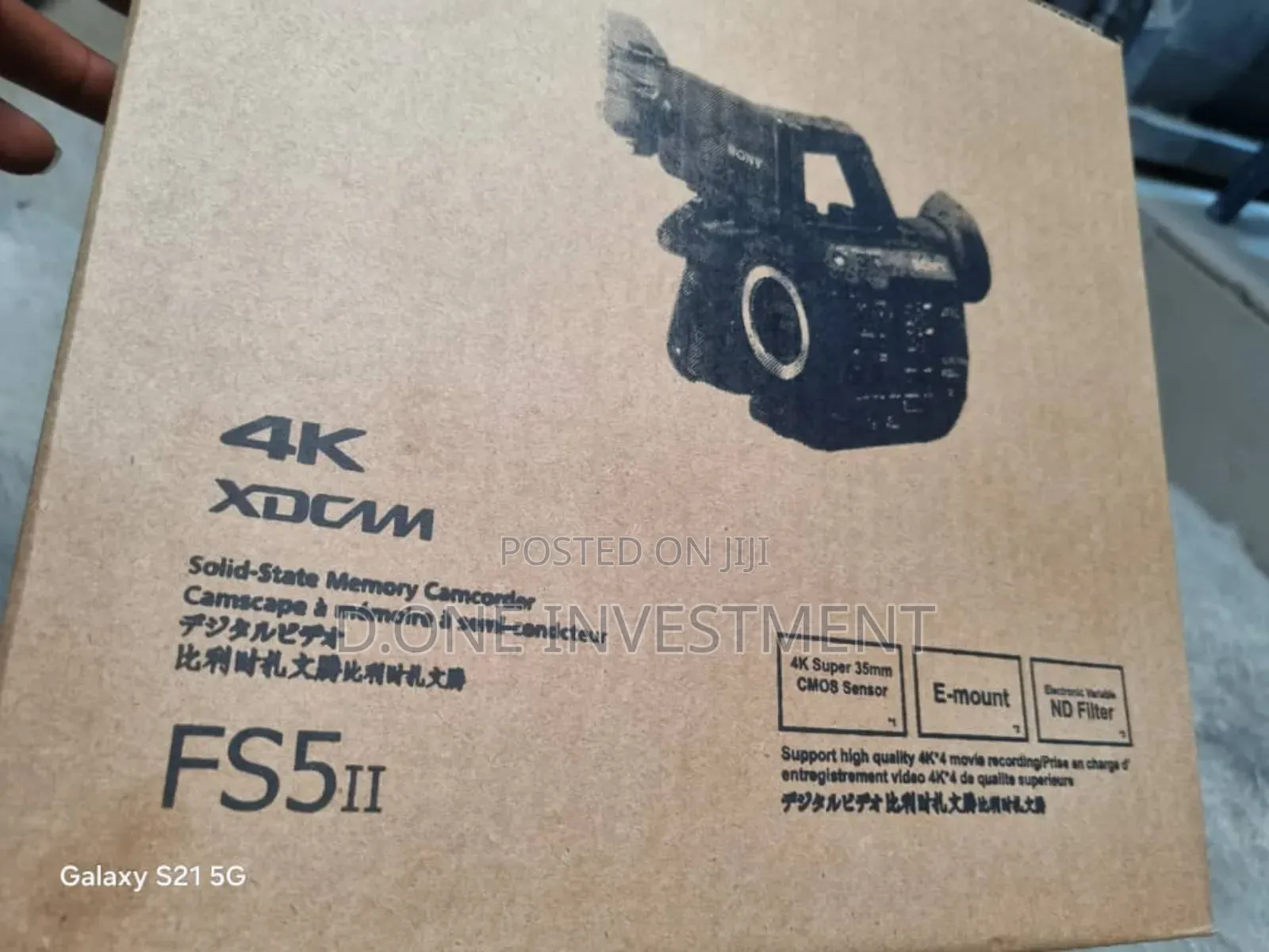 Sony PXW-Fs5 Mark Ii Super 35mm Cmos Camera With Ef 18-105mm Lens