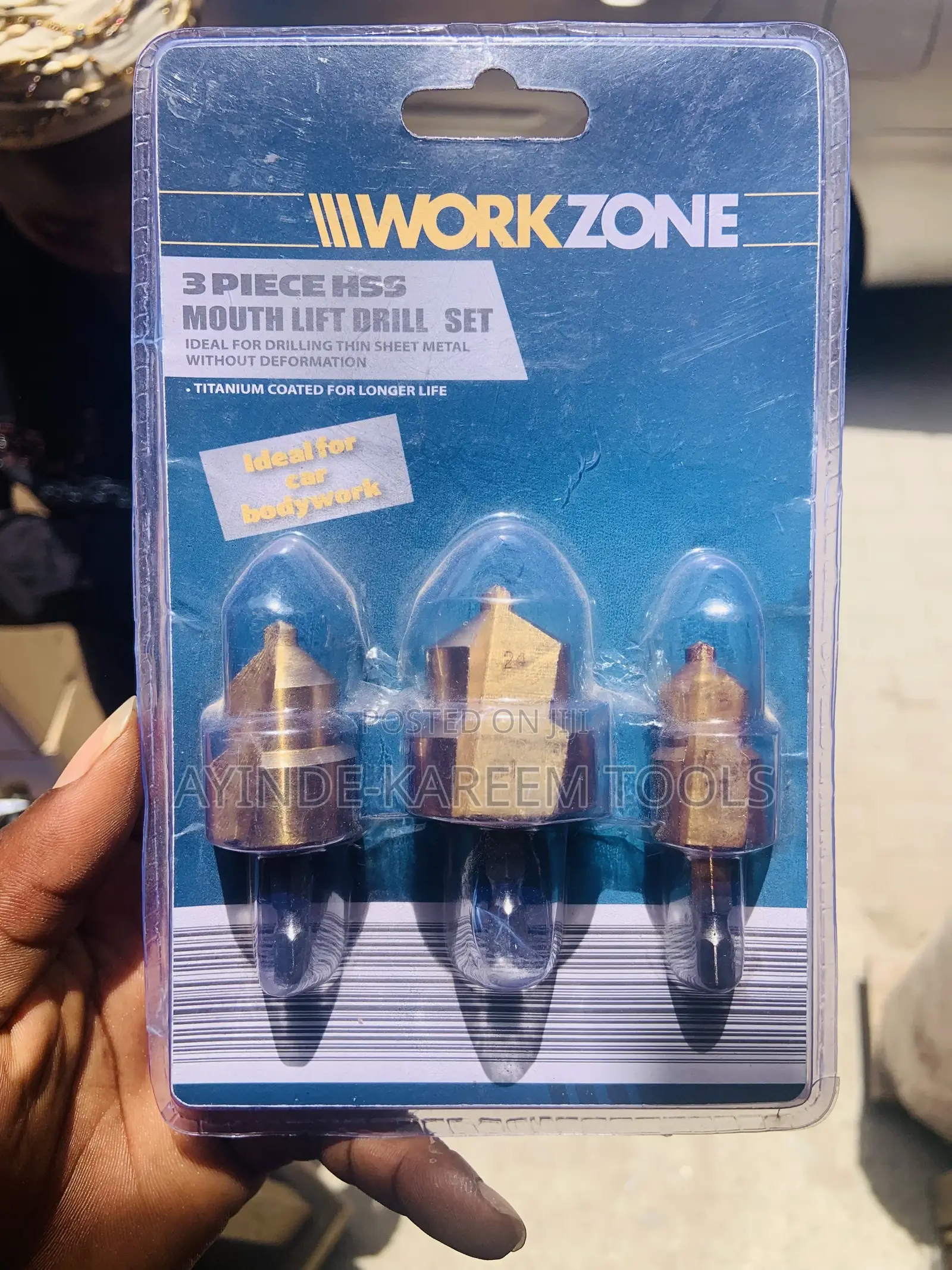 3pcs Hss Mouth Lift Drill Set(15-19mm,18-24mm,24-31mm)