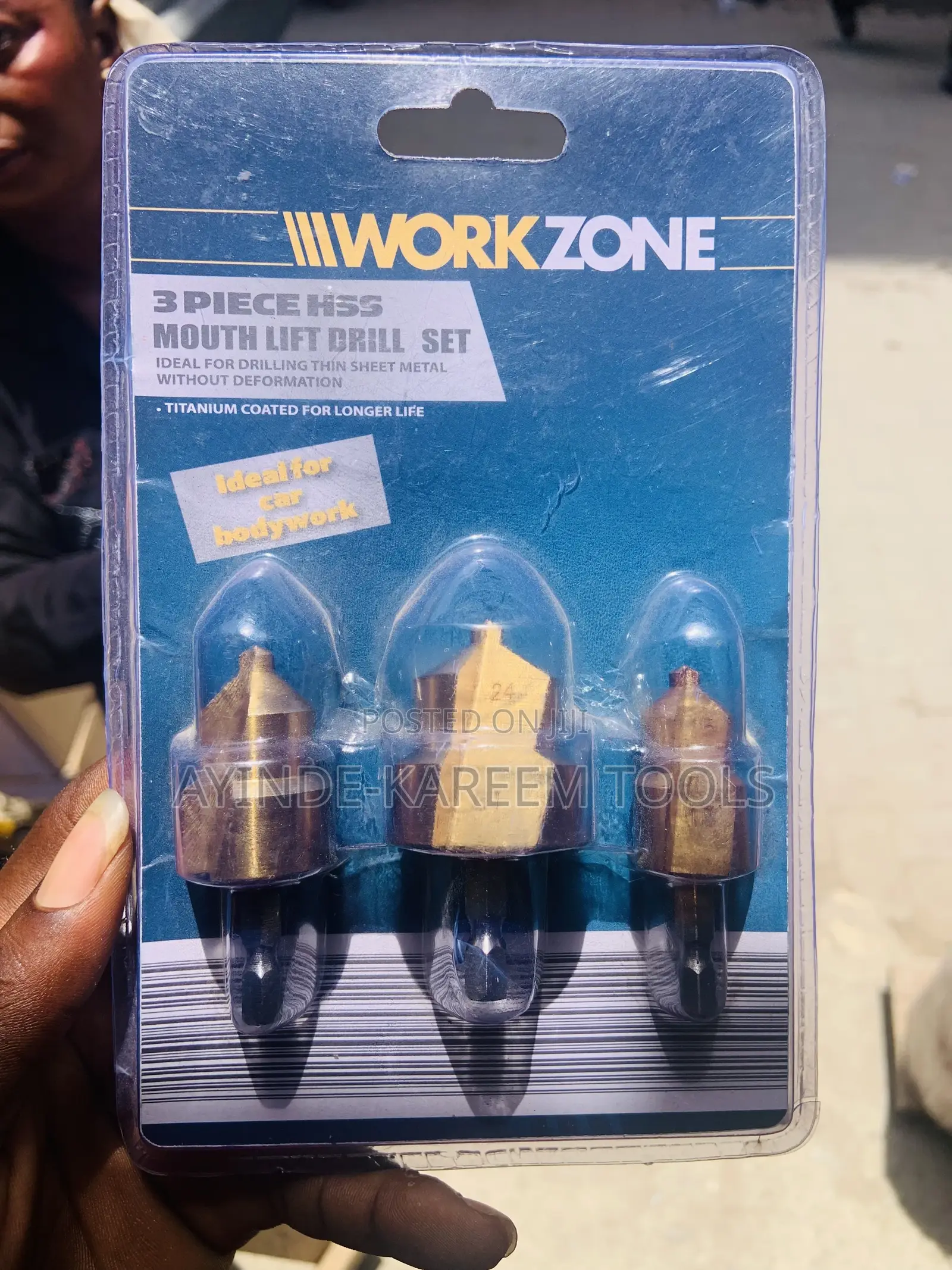 3pcs Hss Mouth Lift Drill Set(15-19mm,18-24mm,24-31mm)