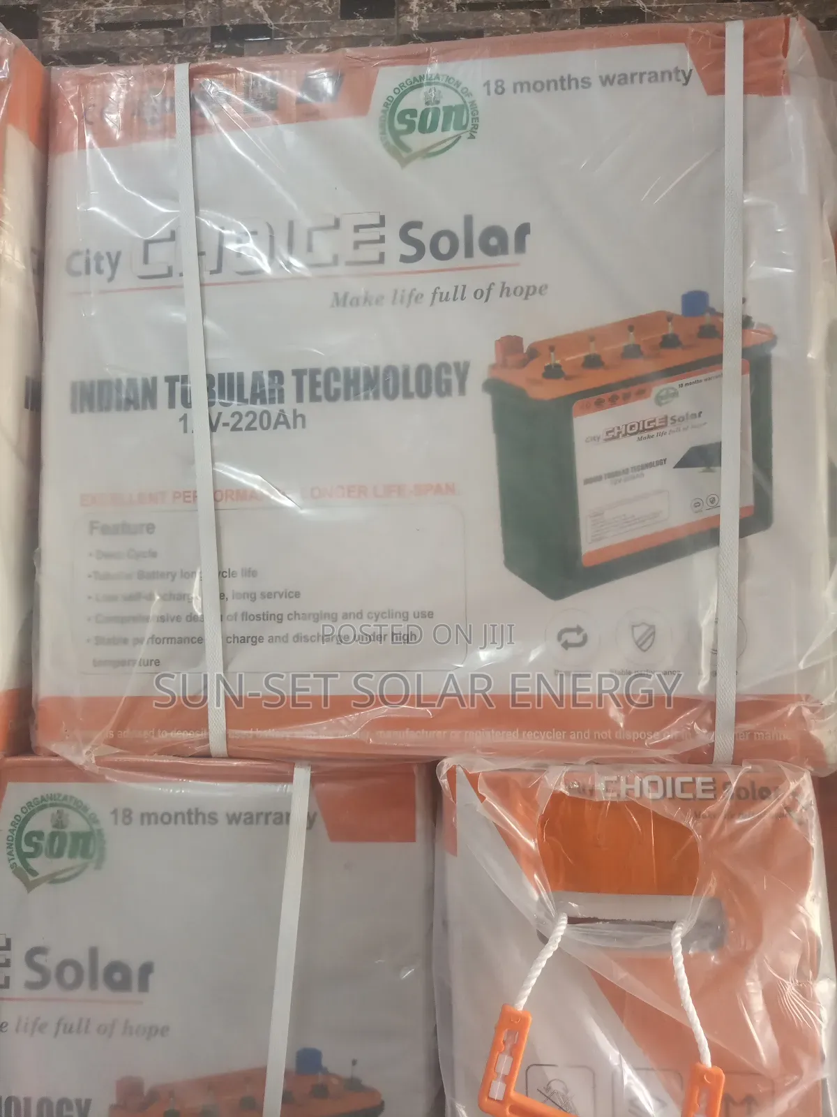 Choice Solar 220ah 12v With 18months Warranty