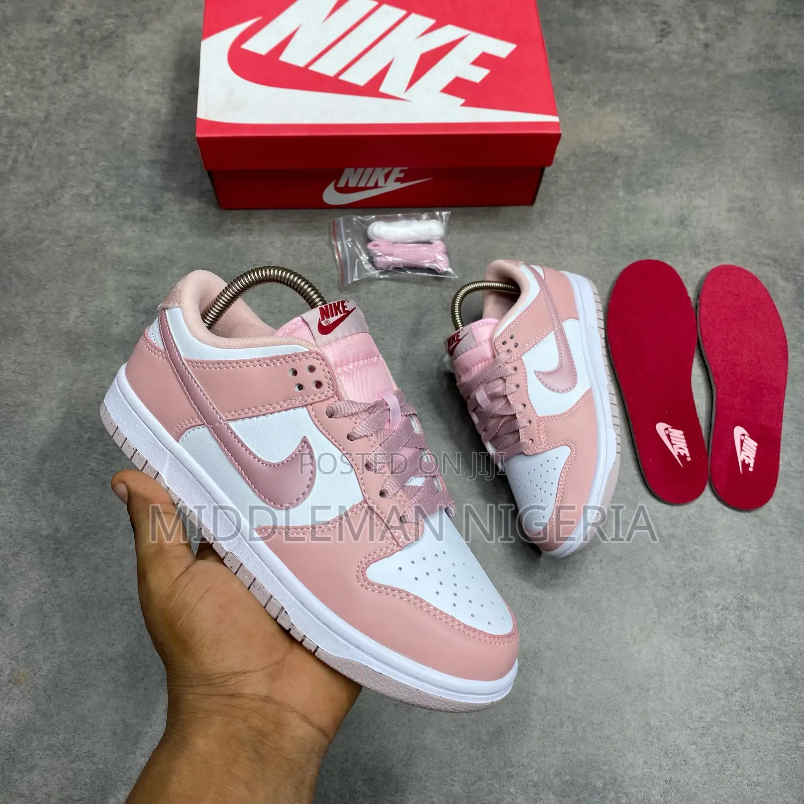 Nike Sb Pink Velvet Sneakers