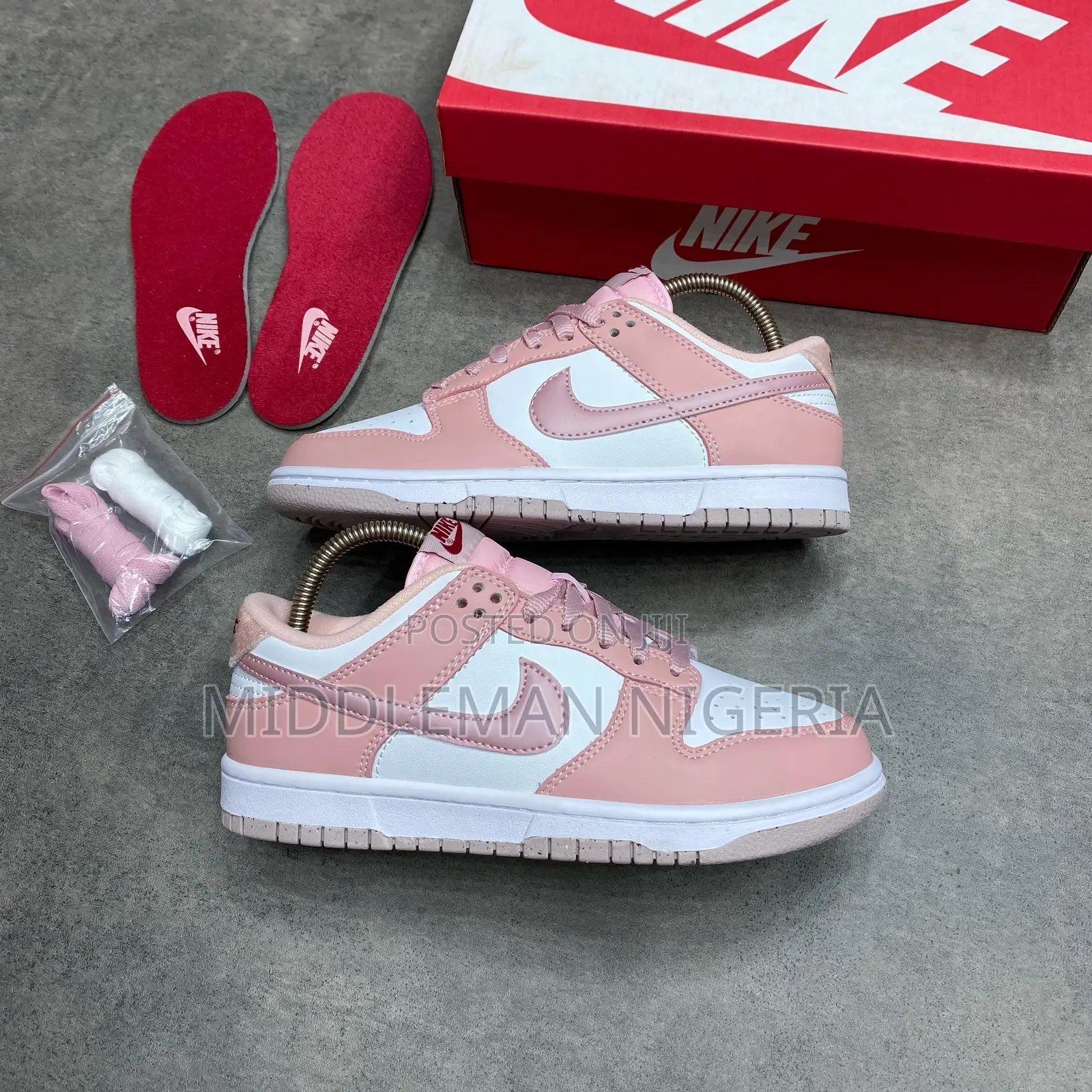 Nike Sb Pink Velvet Sneakers