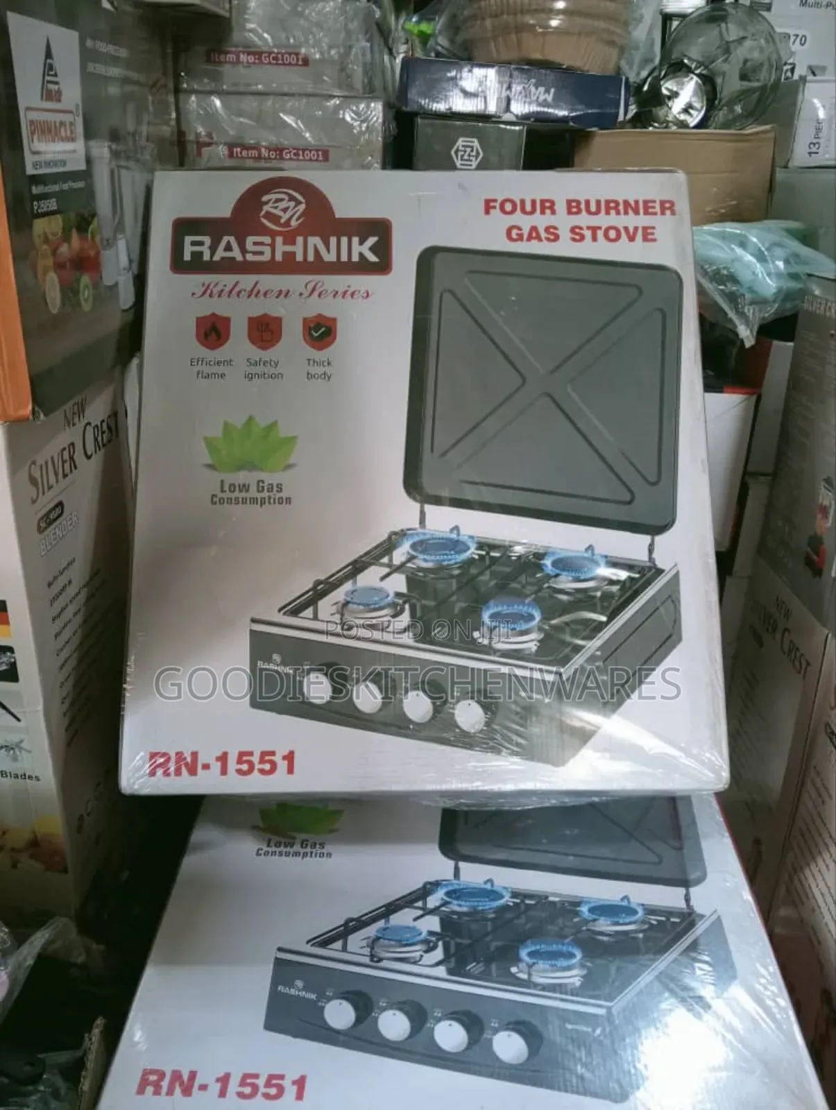 Rashik 4 Four Gas Burner