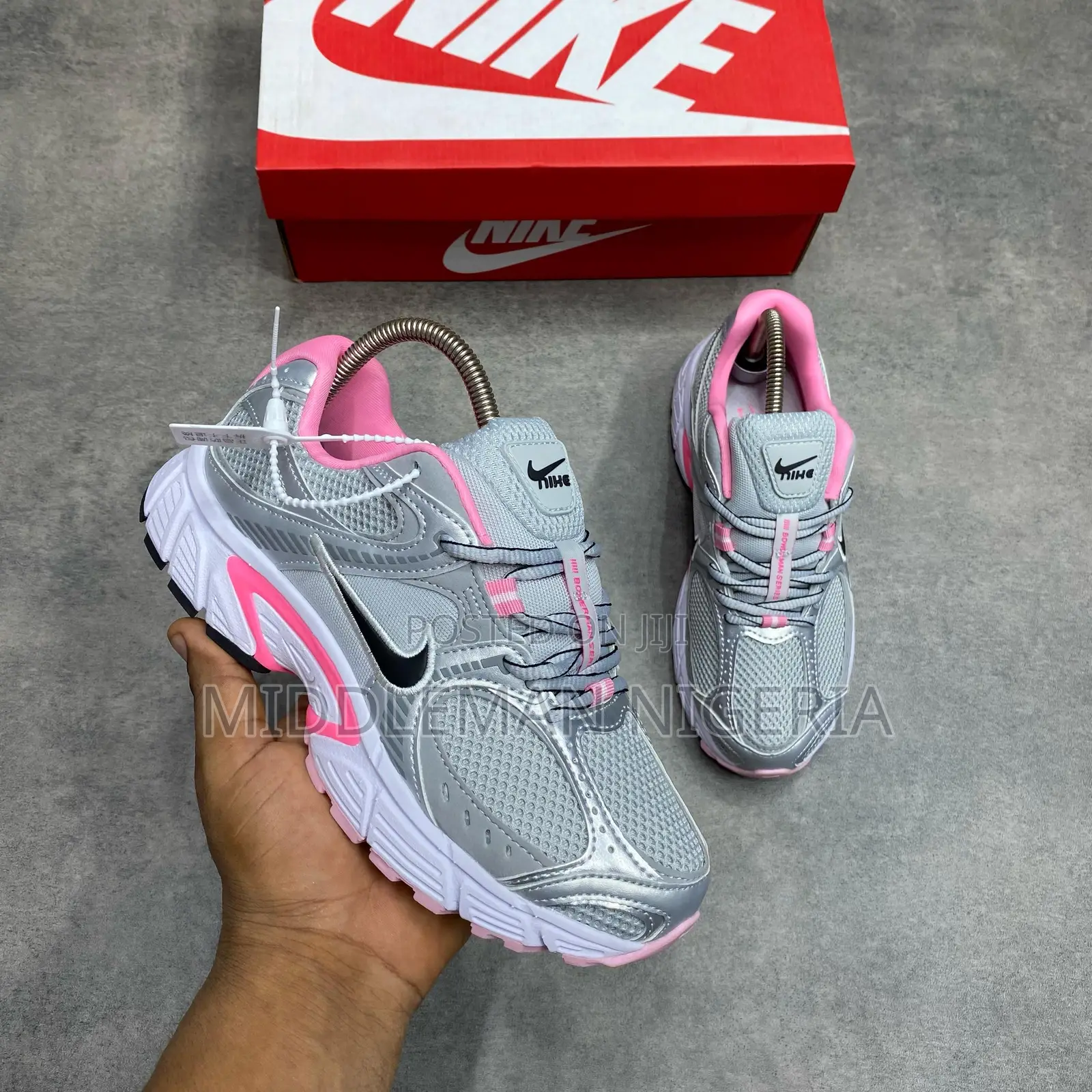 Nike Air Pegasus Bowerman Series Silver Pink Sneakers