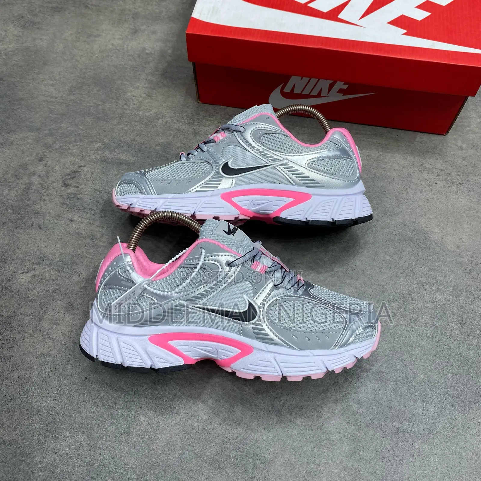 Nike Air Pegasus Bowerman Series Silver Pink Sneakers
