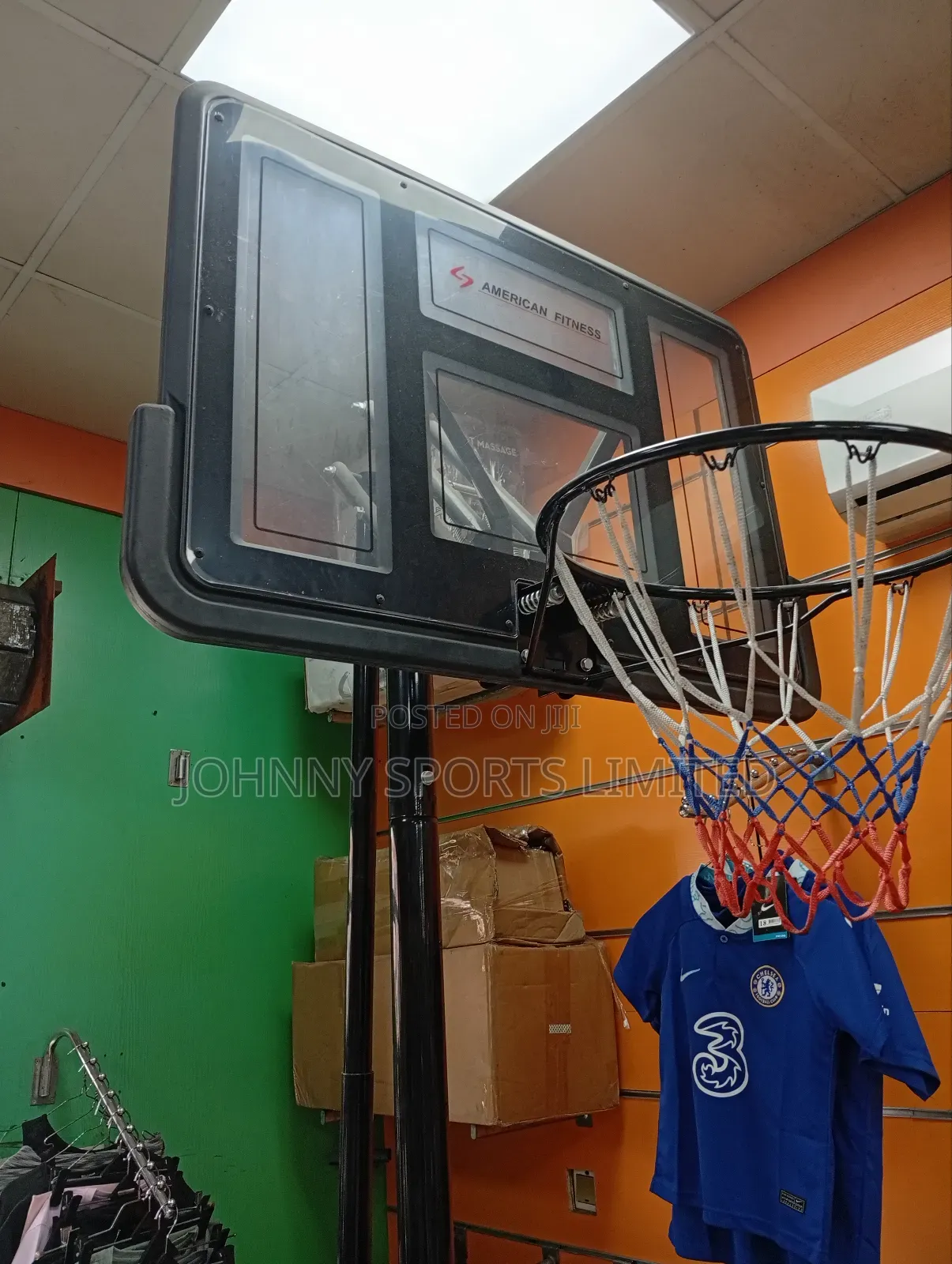 American Fitness Basketball Stand