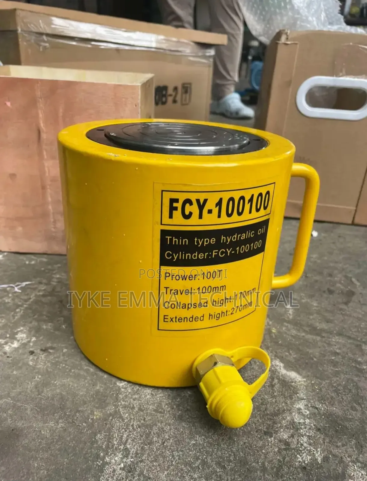 Fcy Elongated Hydraulic Jack 100ton