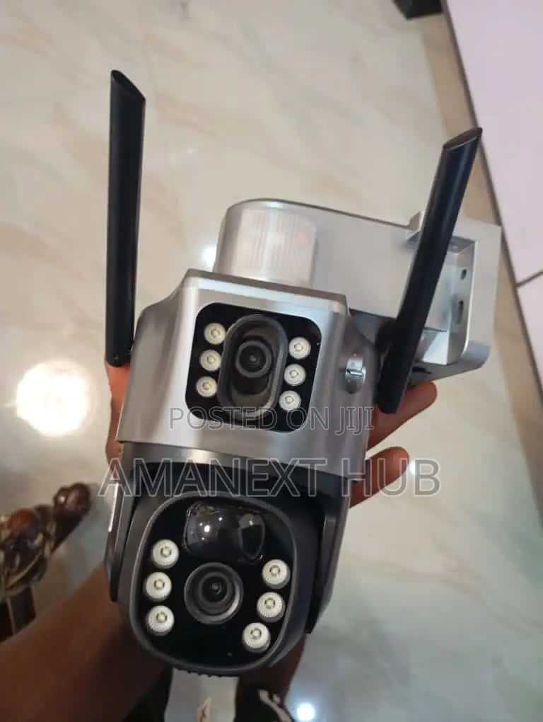 Double Lens CCTV Camera,Two-Way Audio (V380 App)