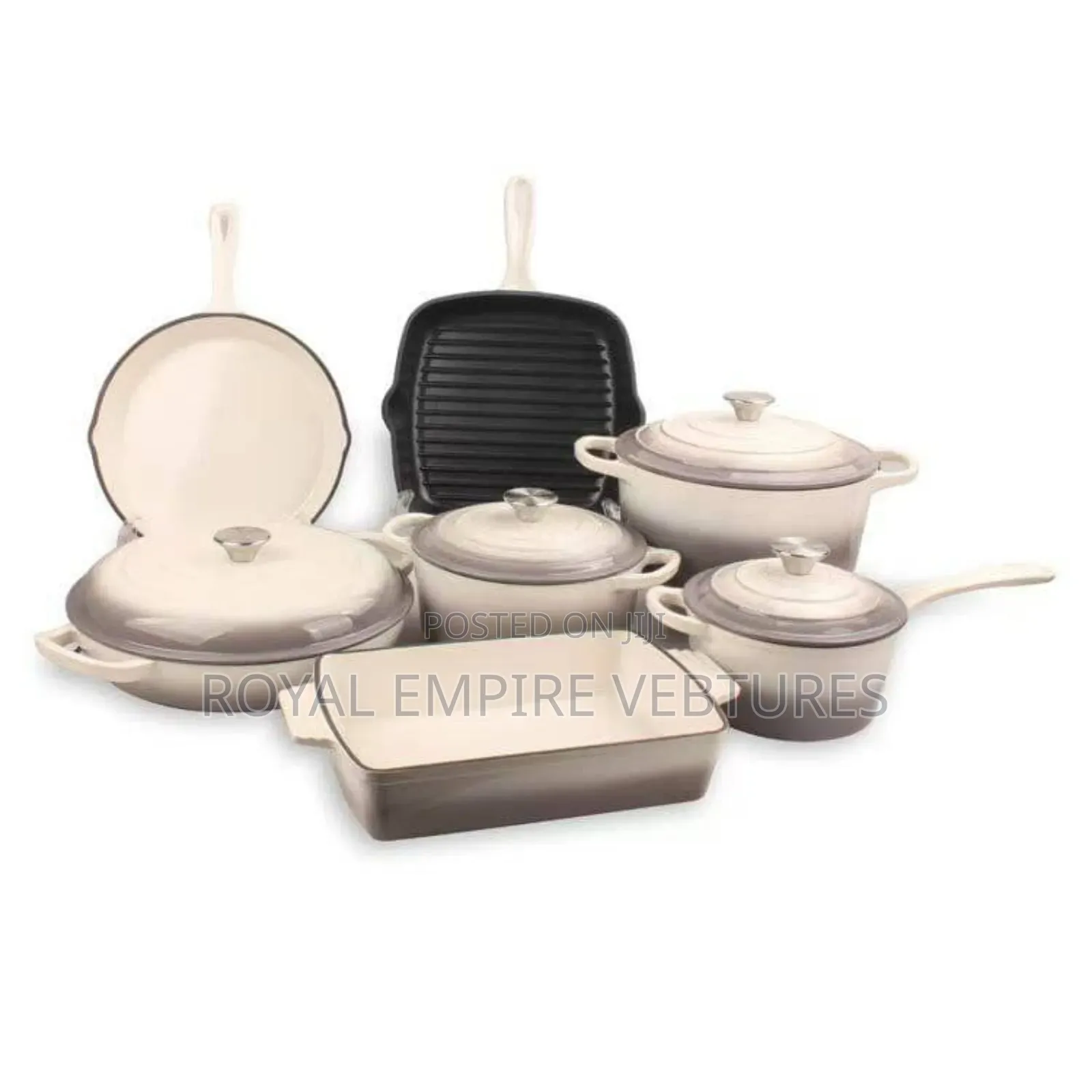 11pcs Cast Iron Pot