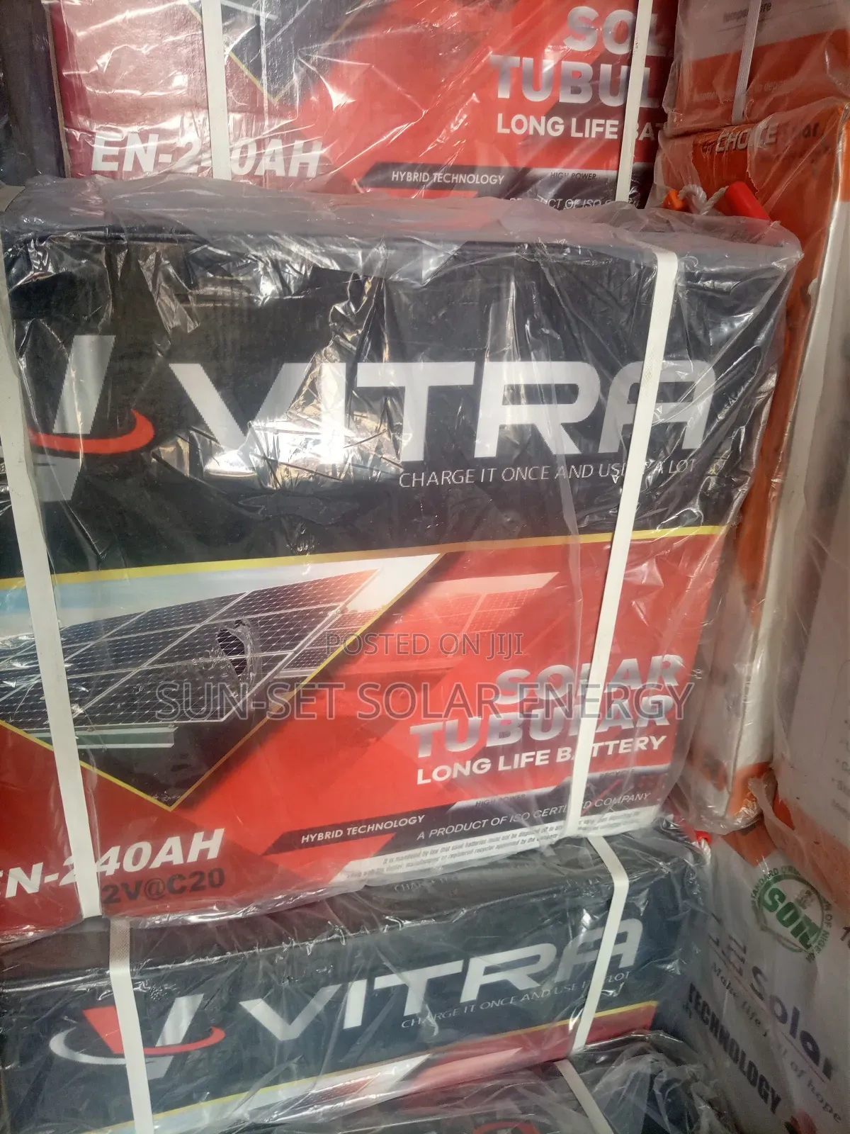 Vitra Tubular Battery 240ah 12v With 18 Months Warranty