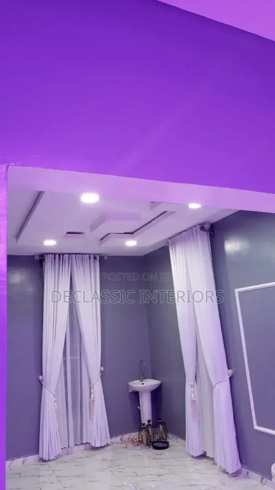 Pure White Curtains