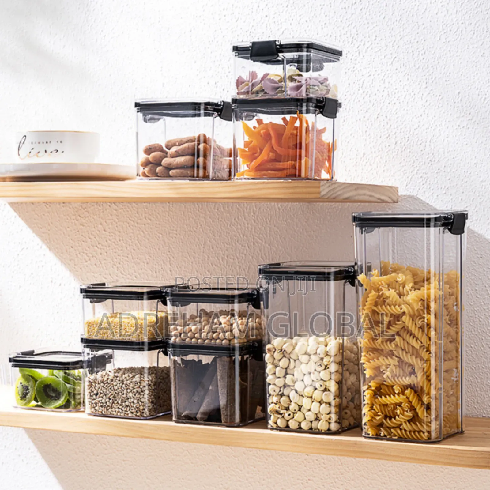 5in1 Fancy Quality Cereal/Food Storage Container(1800,1300ml
