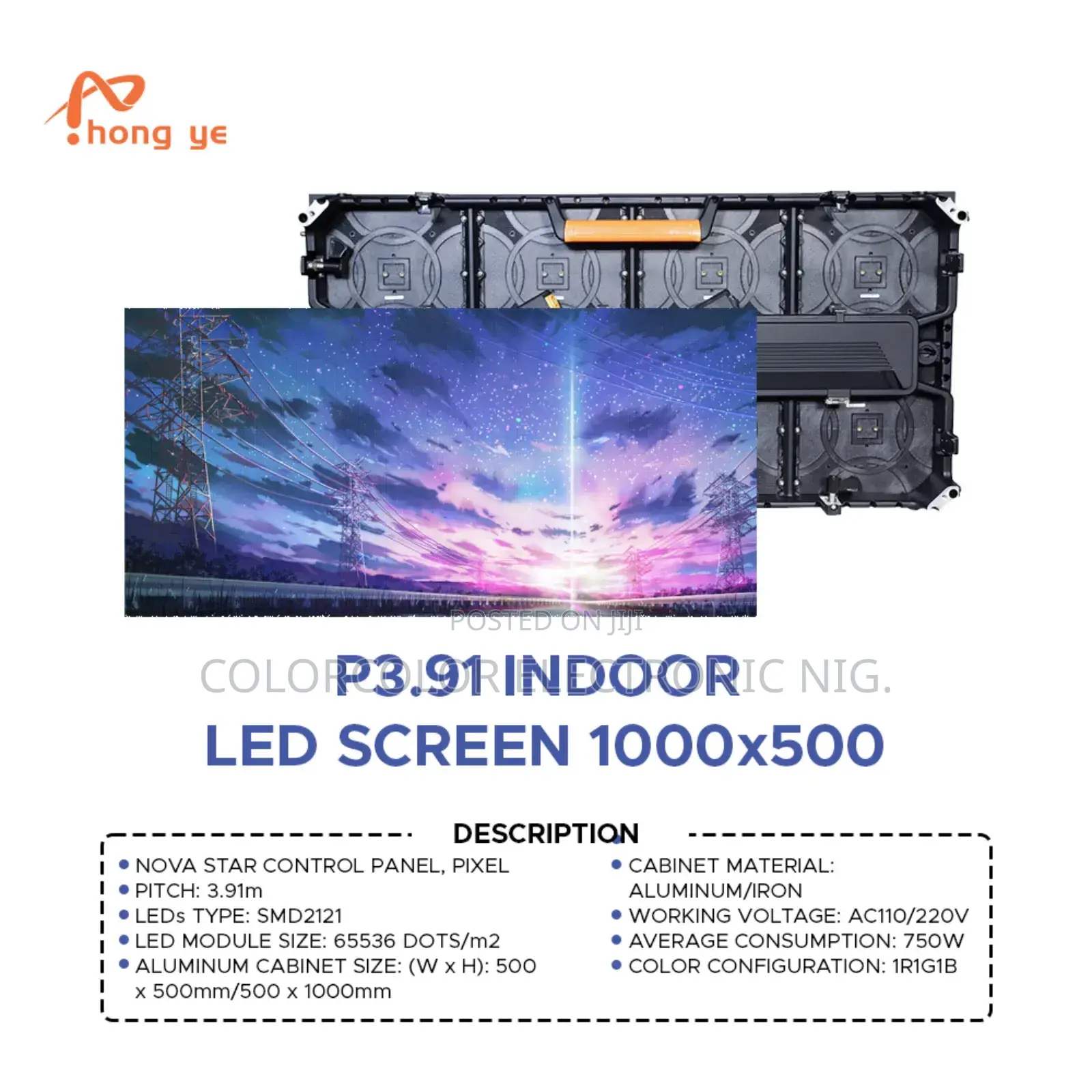 (500×1000), P3.91 Indoor Led Display Screen