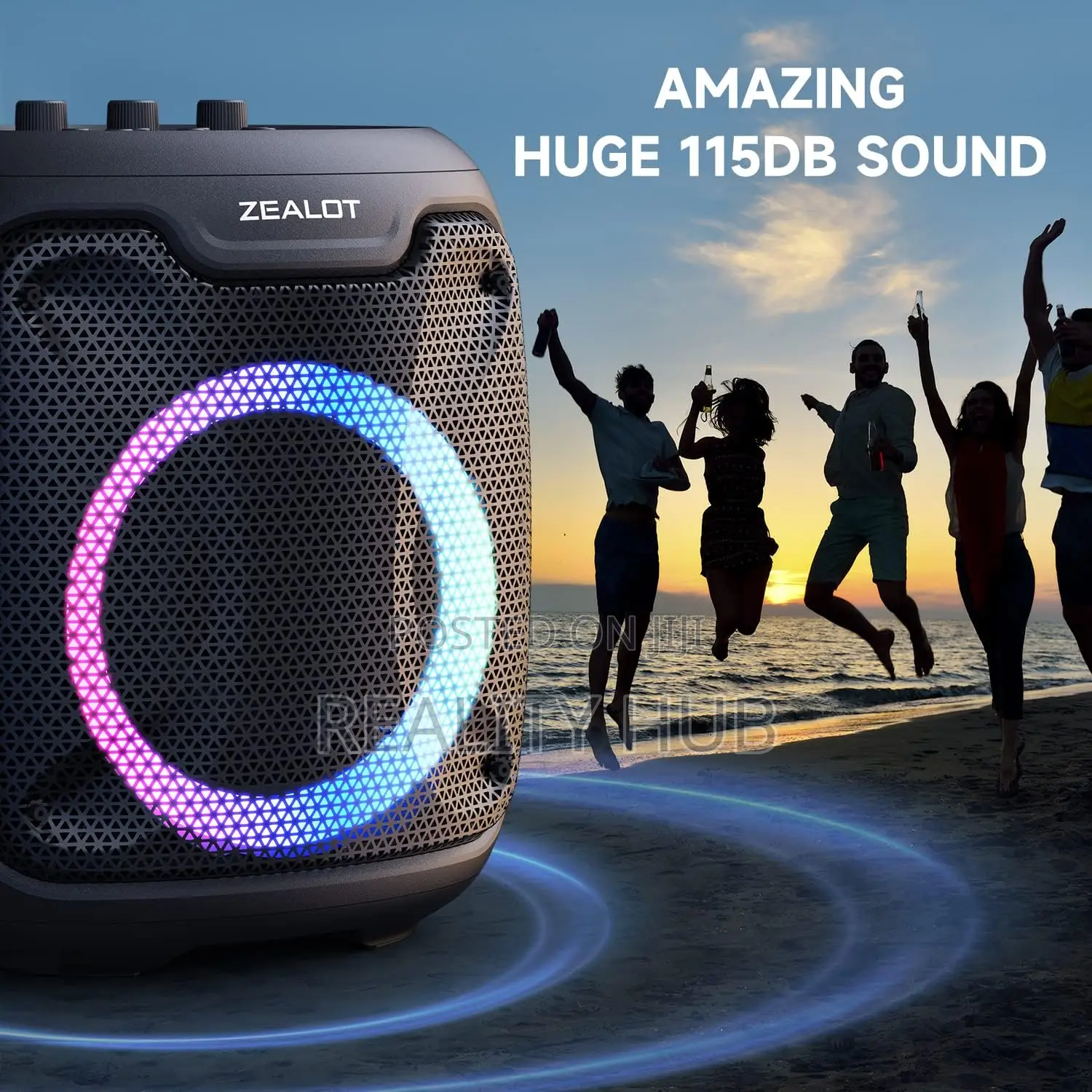 Zealot Bluetooth Speakers,60w(80w Peak) Speakers