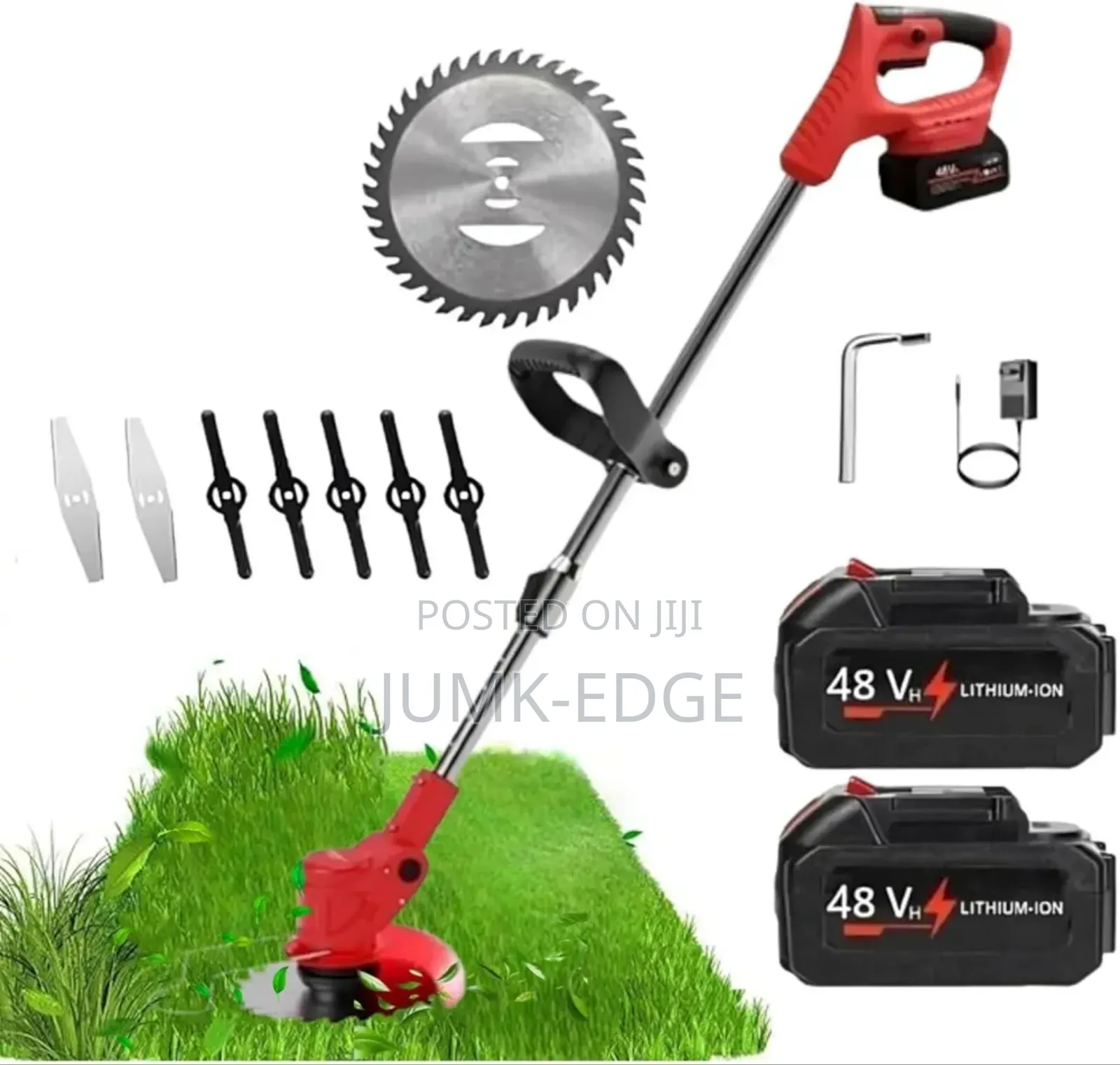 Double Battery Grass Cutter Cordless