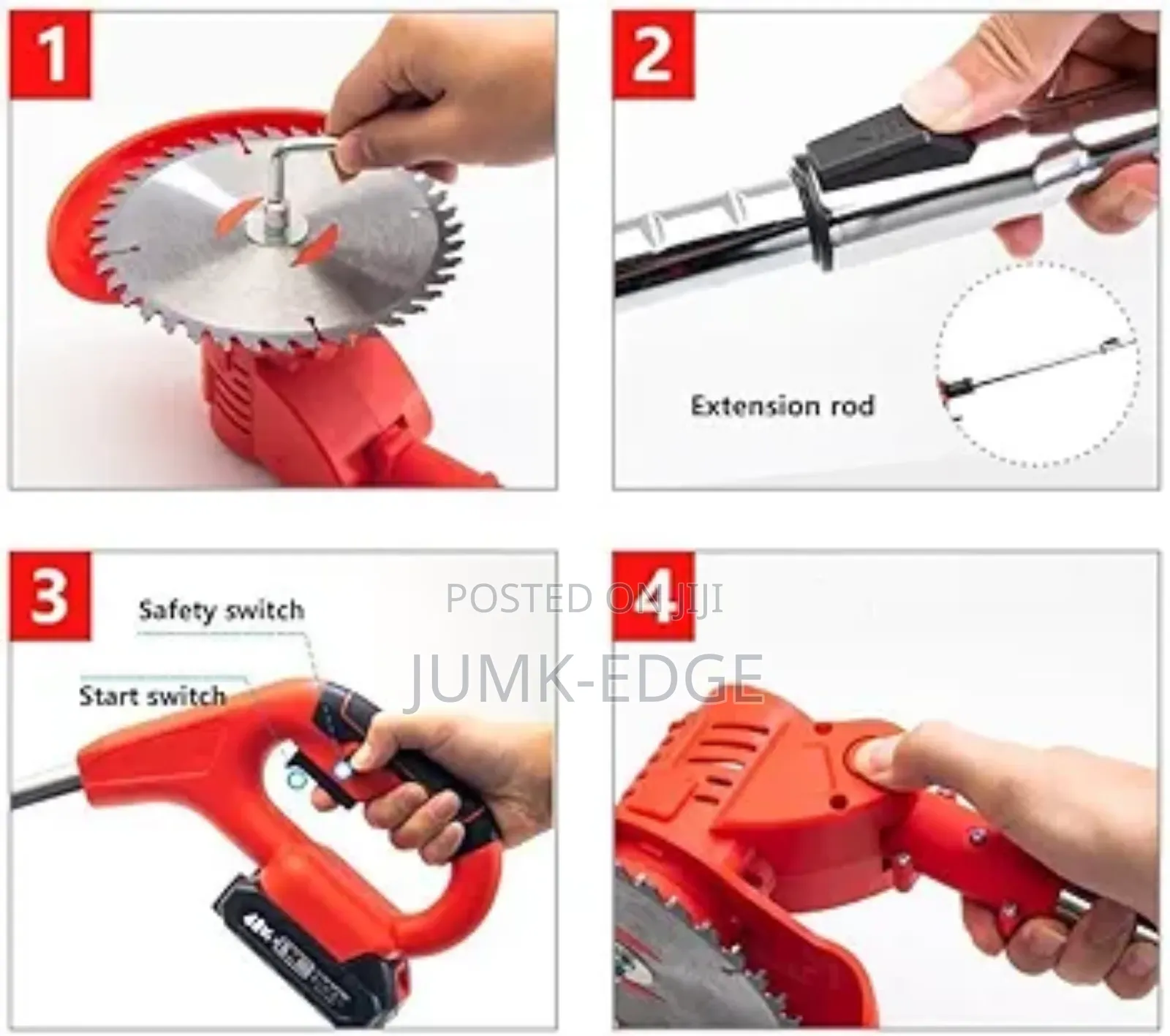 Double Battery Grass Cutter Cordless
